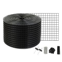 VEVOR 8 ιντσών x 100ft Solar Panel Bird Guard, Critter Guard Roll Kit με 100pcs συνδετήρες από κράμα αλουμινίου, προστατευτικό ηλιακό πάνελ με επίστρωση PVC ανθεκτική στη σκουριά, συρμάτινο πλέγμα 1/2