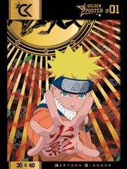 NARUTO - Naruto - Golden Poster 30x40cm-thumb-1