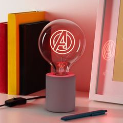 Marvel Avengers - Led Neon Bulb Lamp / Fan Shop and Merchandise