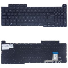 Πληκτρολόγιο - Laptop Keyboard για Asus ROG Strix G17 G713QR G713QM G713RX G713RS G713PI G713PV 0KNR0-691DUS00 0KNR0-691DUK00 6037B0237501 V202926FS1 V202961A US No Frame PER-KEY RGB Backlight Black (