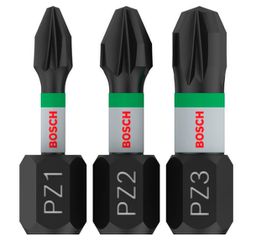 ΜΥΤΕΣ ΣΕΤ PZ1-2-3/25mm 3 ΤΕΜΑΧΙΑ IMPACT CONTROL PRO BOSCH 2608522471