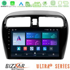 Bizzar Ultra Series Mitsubishi Space Star 2013-2016 8core Android13 8+128GB Navigation Multimedia Tablet 9 | Pancarshop