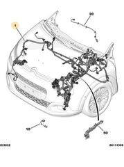 ΚΑΛΩΔΙΩΣΗ  CITROEN C3 (B618) 2016-2024 ΚΑΙΝΟΥΡΙΑ ΓΝΗΣΙΑ 1638055180 ΕΙΔΙΚΗ ΤΙΜΗ !!!