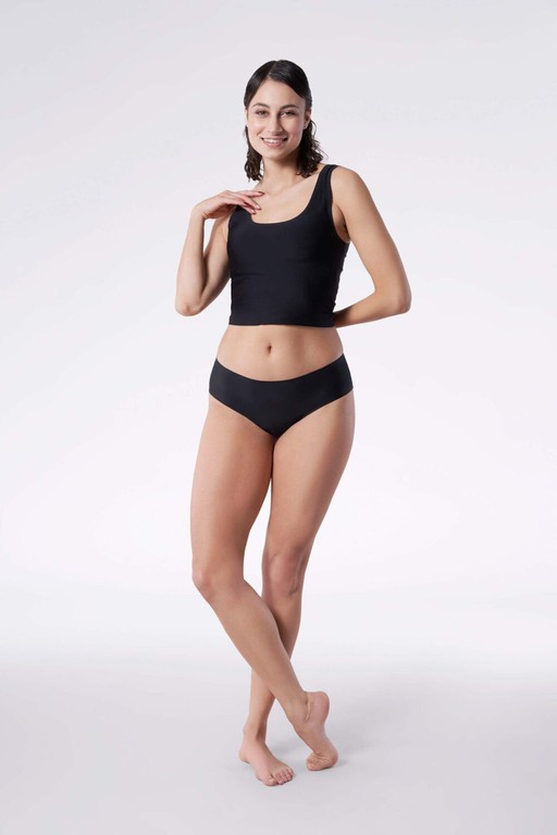 Slip Bikini Cheekie Μαύρο