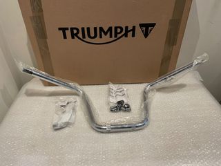 Triumph chrome high handlebar kit ψιλό SPEEDMASTER-BOBBERτιμόνι κιτ  A9630251
