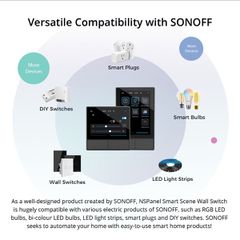 SONOFF NSPanel-EUW - Wi-Fi Smart Scene Wall Switch (86/EU Type) - Integrated HMI Touch Panel -  Smart Controller & Gateway for All Smart Devises-thumb-23