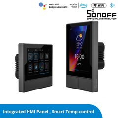 SONOFF Wi-Fi Smart Scene Wall Switch(86/EU Type) - Integrated HMI Panel - Smart Temperature Control