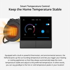 SONOFF Wi-Fi Smart Scene Wall Switch(86/EU Type) - Integrated HMI Panel - Smart Temperature Control-thumb-45