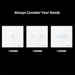 SONOFF T2EU3C-RF - 433MHz Wireless Smart Wall Touch Button Switch 3 Way - RF Series-thumb-12