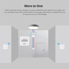 SONOFF T2EU3C-RF - 433MHz Wireless Smart Wall Touch Button Switch 3 Way - RF Series-thumb-4