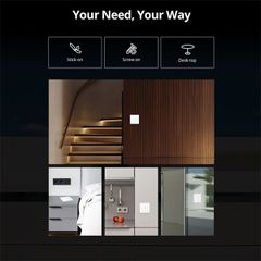 SONOFF T2EU3C-RF - 433MHz Wireless Smart Wall Touch Button Switch 3 Way - RF Series-thumb-9