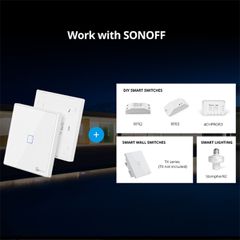 SONOFF T2EU3C-RF - 433MHz Wireless Smart Wall Touch Button Switch 3 Way - RF Series-thumb-8
