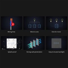 SONOFF T2EU3C-RF - 433MHz Wireless Smart Wall Touch Button Switch 3 Way - RF Series-thumb-18