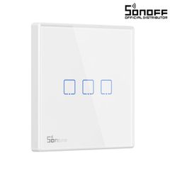 SONOFF T2EU3C-RF - 433MHz Wireless Smart Wall Touch Button Switch 3 Way - RF Series