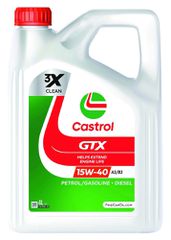 ΛΥΡΗΣ CASTROL GTX ΛΑΔΙ ΑΥΤΟΚΙΝΗΤΟΥ 15W40 A3/B3 4L, GTX15W404L