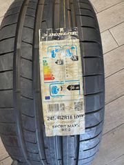 245/45R18 100Y XL Dunlop Sport Maxx RT2 Καινούριο Παλαιό (DOT-1919) 1 Τεμάχιο