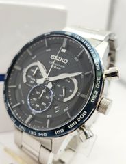 Ρολόι Ανδρικό SEIKO Chronograph με Ασημί Μπρασελέ από Ανοξείδωτο Ατσάλι 8T63-00L0 Α90416 TIMH 280 ΕΥΡΩ