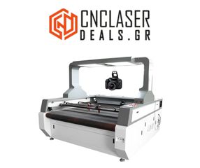 Fabric CO2 Laser Cutter κοπής υφάσματος με κάμερα αυτόματη τροφοδοσία υλικού κοπής υφάσματος Cnclaserdeals.gr