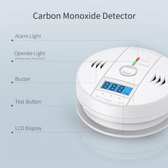 Ανιχνευτής Καπνού - Carbon Monoxide Smoke Detector EN50291 RCC426B ( Κωδ.1-PER0053 )-thumb-2