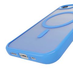 Puro Gradient MagSafe Silicone Case for iPhone 16e/17e - Blue-thumb-3