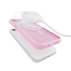 Puro Gradient MagSafe Silicone Case for iPhone 16e/17e - Pink-thumb-3