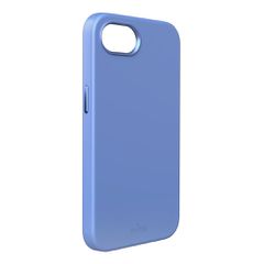 Puro Liquid Silicon Cover "ICON MAG PRO" with Magsafe, metal buttons and camera ring for iPhone 16E, blue