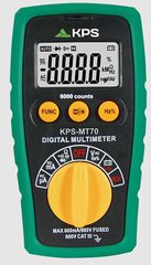 Ψηφιακό πολύμετρο mini TRUE RMS ΜΤ 70 με LCD οθόνη 6000c Dc 600mV έως 600V 200Α ακουστικό έλεγχο συνέχειας και έλεγχο διόδου
