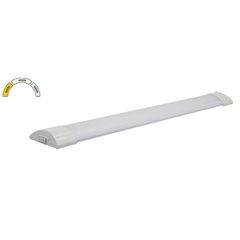 Φωτιστικό LED οβάλ 36W με ρύθμιση απόχρωσης φωτός CCT 4000lm με διάσταση 1200x75x25mm