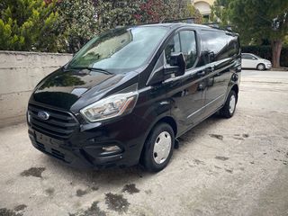 Ford 2020 Transit Custom 131ps*2Πλαινες Πορτες*Εuro6D*LED Φωτα*3Θεσεις*Full Extra*Book Service*