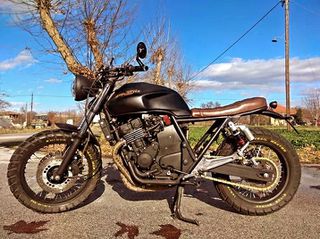 Cb400sf scrambler custom