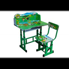 ΣΕΤ ΠΑΙΔΙΚΟ ΓΡΑΦΕΙΟ + ΚΑΡΕΚΛΑ ΓΙΑ ΗΛΙΚΙΕΣ ΑΠΟ 2-8 ΕΤΩΝ ΓΕΡΗ ΚΑΤΑΣΚΕΥΗ ΜΕΤΑΛΛΙΚΑ ΠΟΔΙΑ ΚΑΙ MDF ΞΥΛΟ ΣΕ ΠΡΑΣΙΝΟ