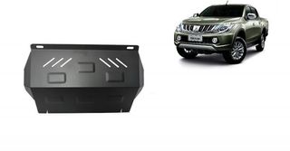 ΠΟΔΙΑ ΠΡΟΣΤΑΣΙΑΣ ΑΤΣΑΛΙΝΗ ΨΥΓΕΙΟΥ ΓΙΑ Mitsubishi L200 (2015-2024) ***ΛΑΔΑΣ 4Χ4***