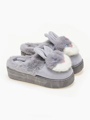 Παντόφλες λαγουδάκια - Γκρι