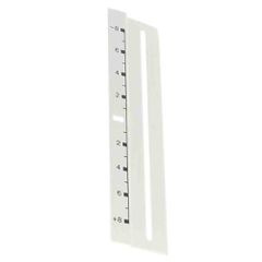 TECHNICS Indication Board Pitch Sticker for Technics SL-1200 / 1210 White With Black Lettering (Reproduction) - Technics
