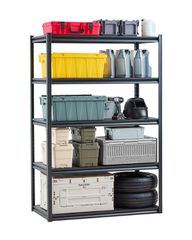 Ράφια αποθήκευσης VEVOR 24" D x 48" Π x 72" Υ 5-επιπέδων Ράφια αποθήκευσης γκαράζ