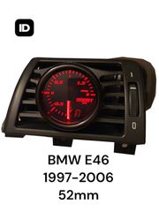 BMW E46 52mm βάση οργάνου αεραγωγού πλευρά οδηγού