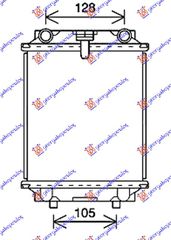 Ψυγειο Βοηθητικο 2.0 Tsi Βενζινη (215x190x26) Vw Jetta 10-14 - 883006365