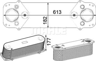 Mahle Ψυγείο Αέρα Υπερπλήρωσης - Ci 231 000P