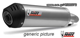 Εξατμίσεις Διπλά Τελικά Mivv Oval Titanium Carbon End Aprilia RSV 1000 2004>/Tuono 1000 2006-2010*