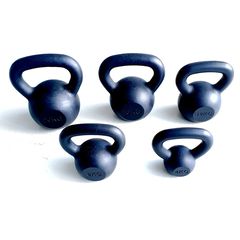 Kettlebell 4kg Black Mat Optimum-thumb-3