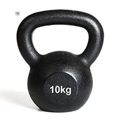 Kettlebell 10kg Black Mat Optimum-thumb-1