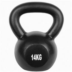 Kettlebell 14kg Black Mat Optimum-thumb-2