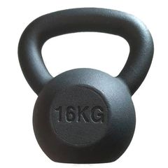 Kettlebell 16kg Black Mat Optimum-thumb-2
