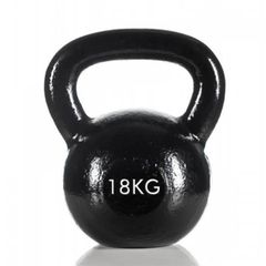 Kettlebell 18kg Black Mat Optimum-thumb-3
