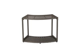 MSpa Wicker Open Storage Unit for round Spa
