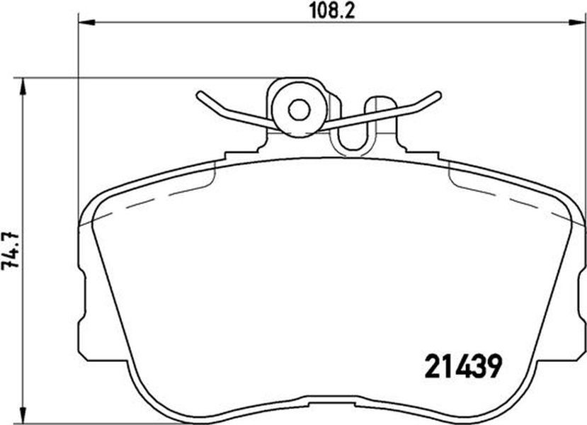 Brembo Σετ τακάκια, Δισκόφρενα - P 06 017