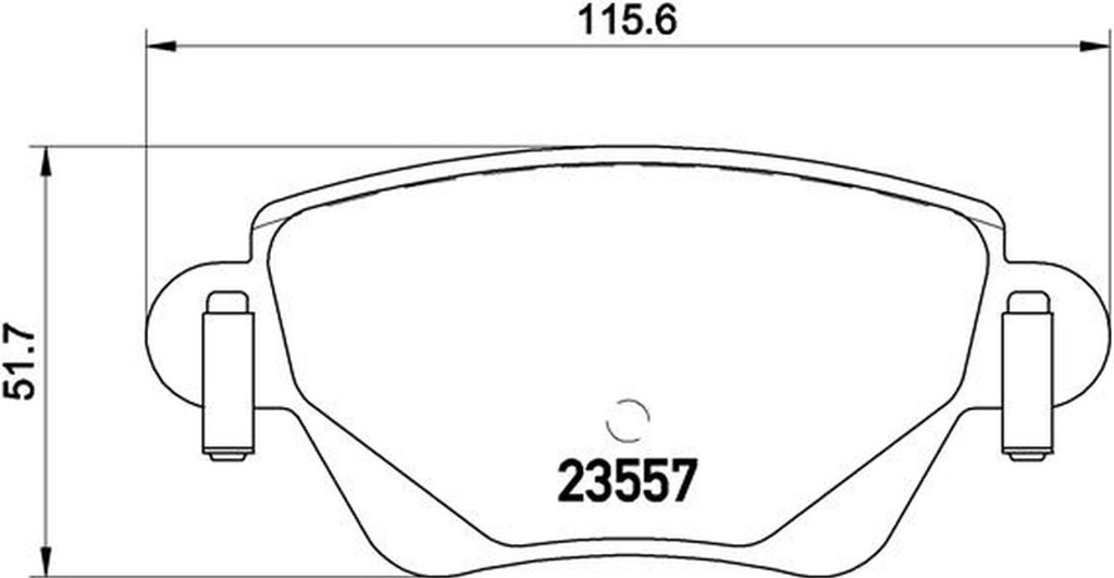 Brembo Σετ τακάκια, Δισκόφρενα - P 24 059