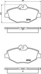 Brembo Σετ τακάκια, Δισκόφρενα - P 50 049