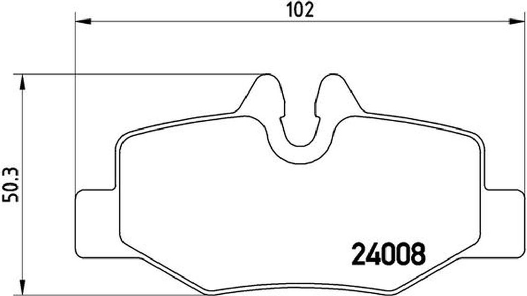 Brembo Σετ τακάκια, Δισκόφρενα - P 50 051