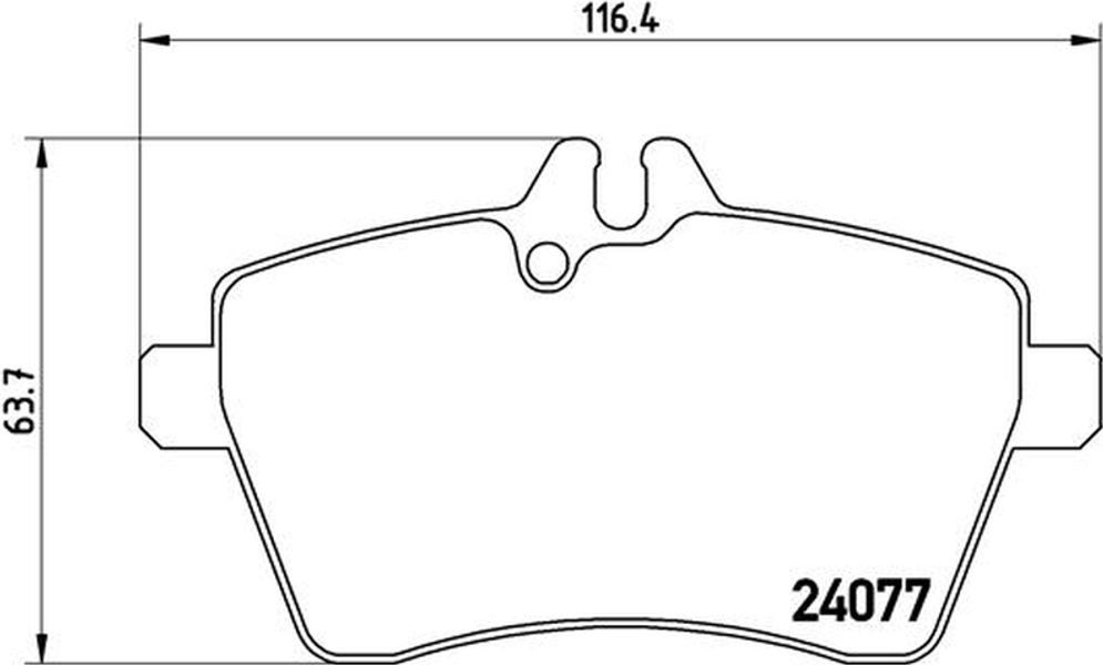Brembo Σετ τακάκια, Δισκόφρενα - P 50 056